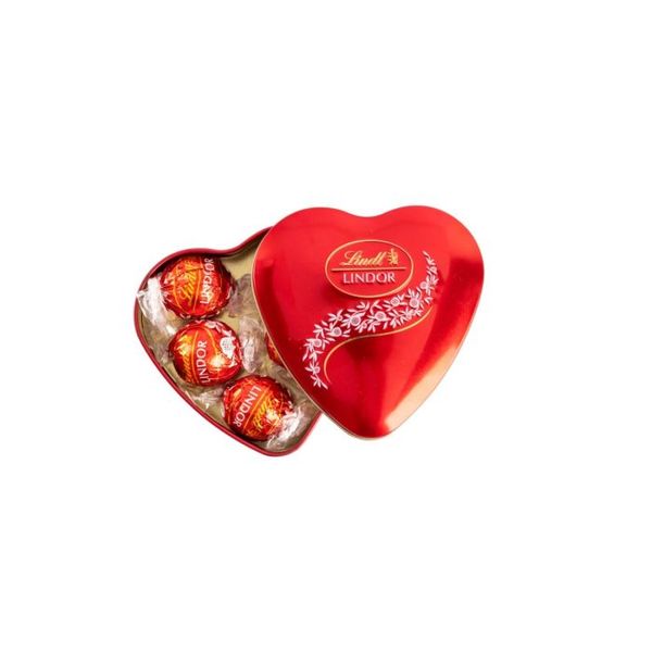 LINDOR Trufas Lata Coração Pequena 50g