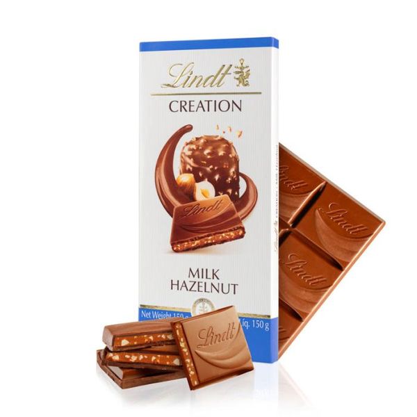 Creation Tablete ao Leite com Avelãs 150g