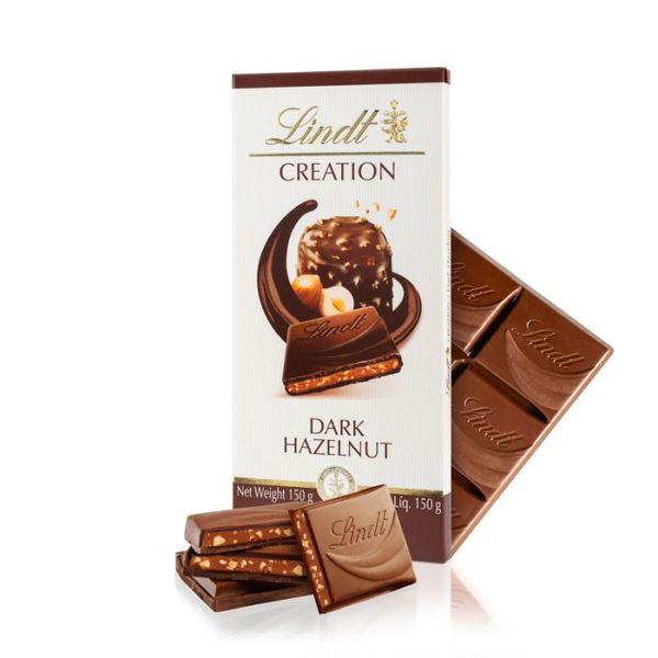 Creation Tablete Dark com avelãs 150g