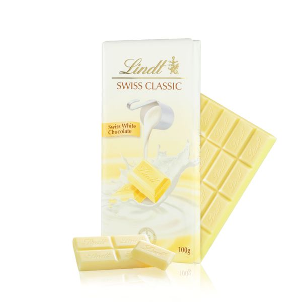 Lindt Swiss Classic Tablete Branco 100g