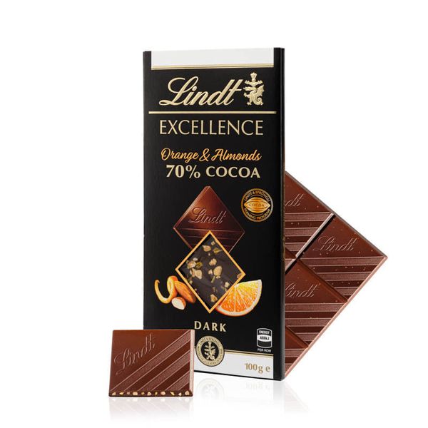 EXCELLENCE Dark Passion Laranja e amêndoas 100g
