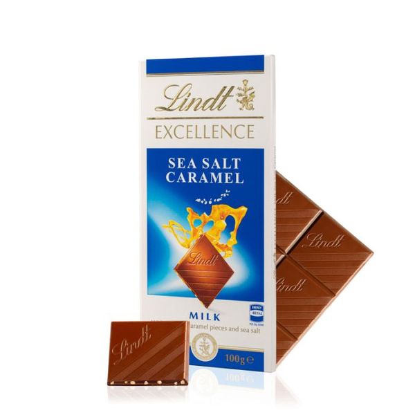 EXCELLENCE Tablete ao Leite com Flor de Sal e Caramelo 100g